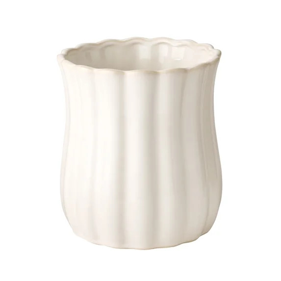 The Pioneer Woman White Colette Stoneware Kitchen Utensil Holder | Walmart (US)