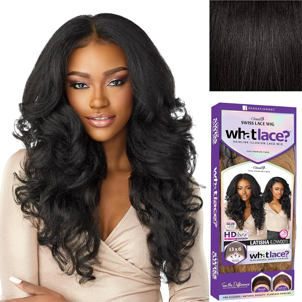 Sensationnel What lace 13x6 wigs - latisha synthetic wig cloud 9 with preplucked hairline hd lace... | Amazon (US)