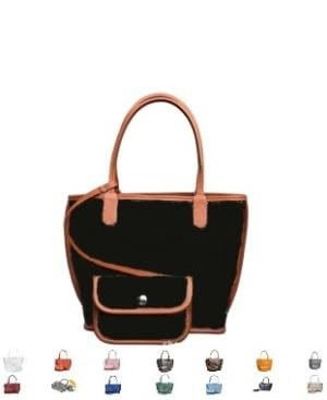 Women's Tote Bag Designer Bags Large Tote Bag Carry All Bag Top Handle Hobo Handbag (Small,Black brown.) | Amazon (US)