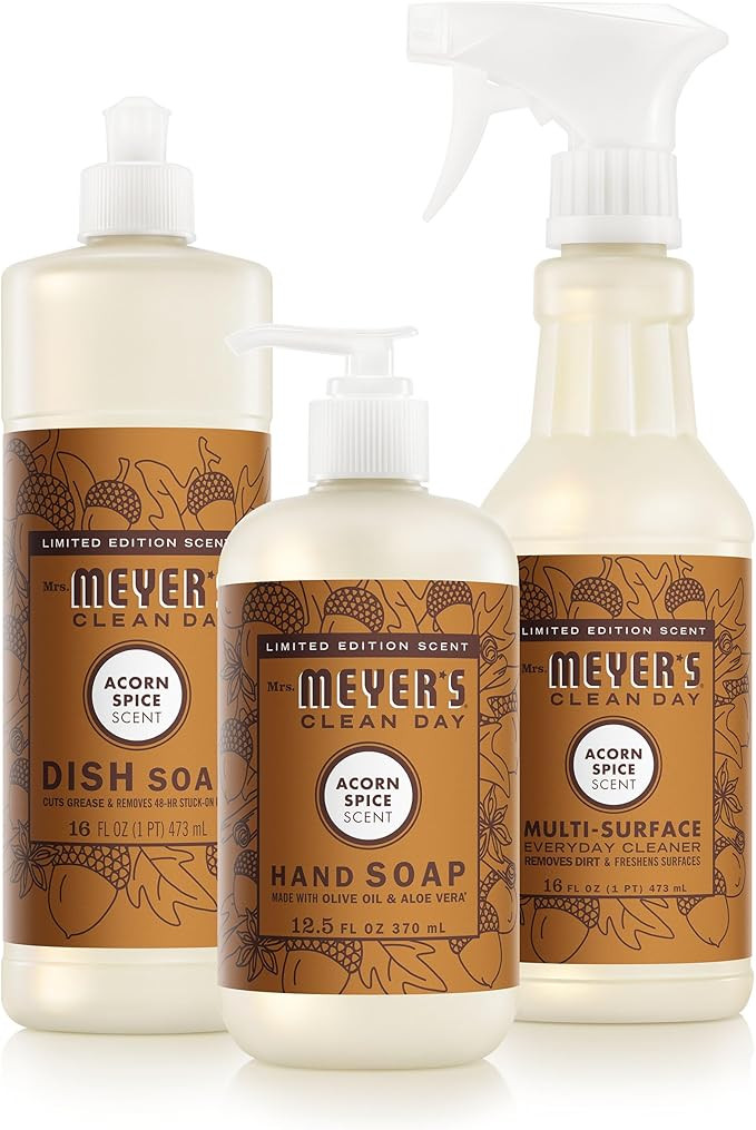 MRS. MEYER'S CLEAN DAY Kitchen Basics Set, Acorn Spice, Cleaning Supplies | Amazon (US)