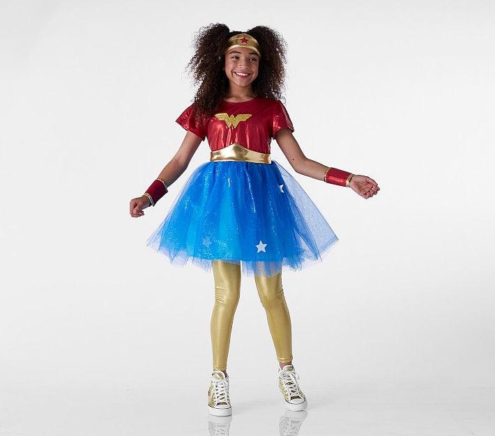 Kids WONDER WOMAN™ Halloween Costume | Pottery Barn Kids | Pottery Barn Kids