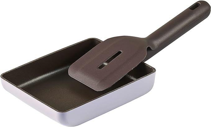 Dr.Hows Neo Nonstick Square Griddle Pan 8 inch Lavender Color - Omelettle, Egg Roll Ceramic Fryin... | Amazon (US)