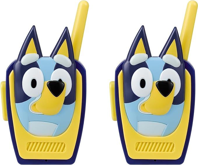 ekids Bluey Toy Walkie Talkies for Kids, Indoor and Outdoor Toys for Kids and Fans of Bluey Toys ... | Amazon (US)