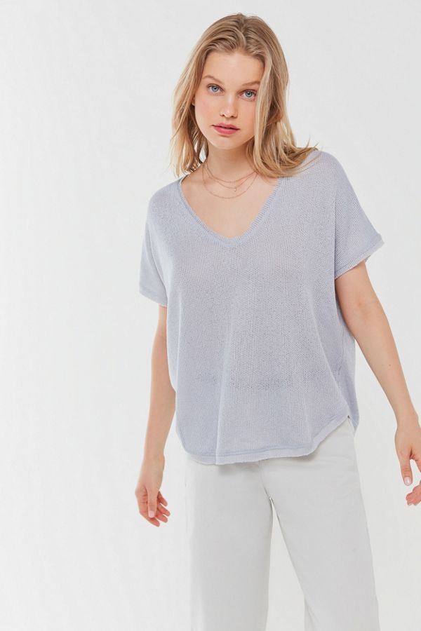Out From Under Frankie Oversized Thermal Tee | Urban Outfitters (US and RoW)