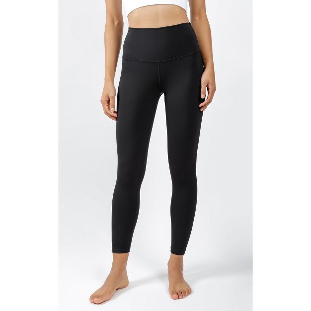 90 Degree By Reflex - Women's High Waist Ultralink Elastic Free Ankle Length Leggings | Target