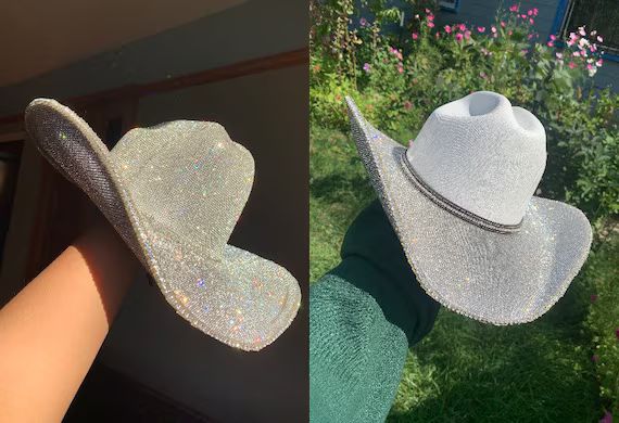 Sombrero Luna/ Sombrero Venus/ Rhinestone Cowboy Hats | Etsy | Etsy (US)