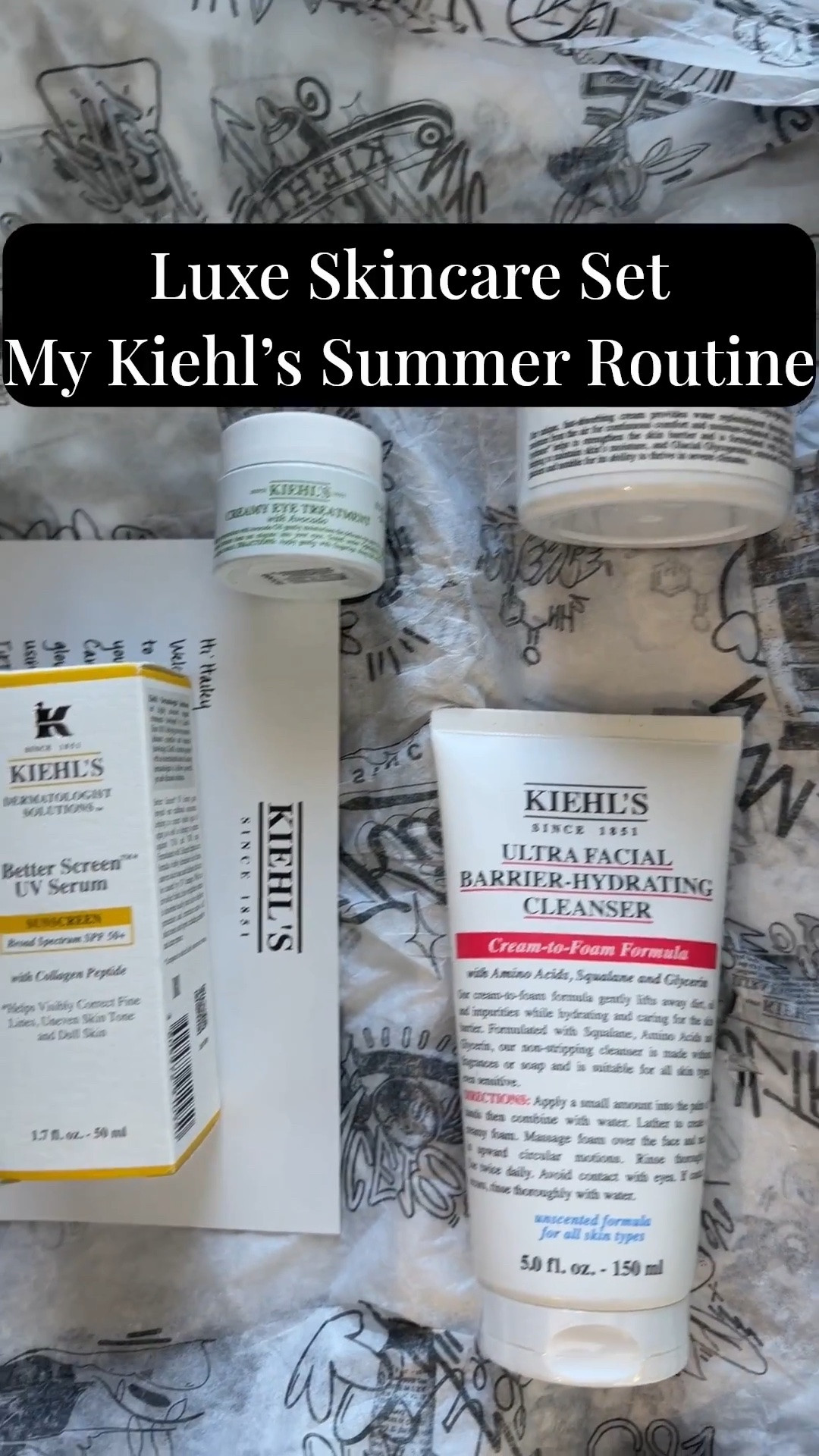Three Kiehl’s essentials I keep coming back to. When skincare works this well, there’s no reason to overcomplicate things. Everything you need for summer skin in four steps. Gentle cleanse, serious sun protection, eye-area care, and lip defense. Kiehl’s understands that good skincare is about consistency and quality ingredients—not complexity.

#LTKmorningroutine #LTKOver40 #LTKBeauty