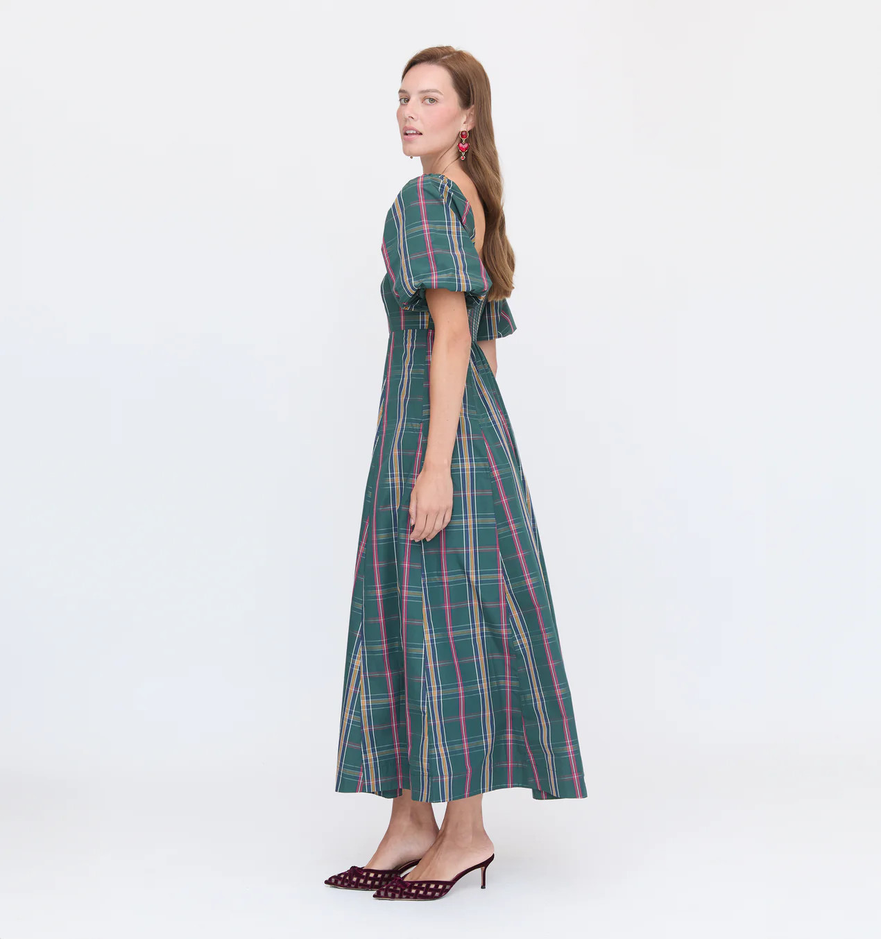 The Matilda Dress - Juniper Tartan | Hill House Home US