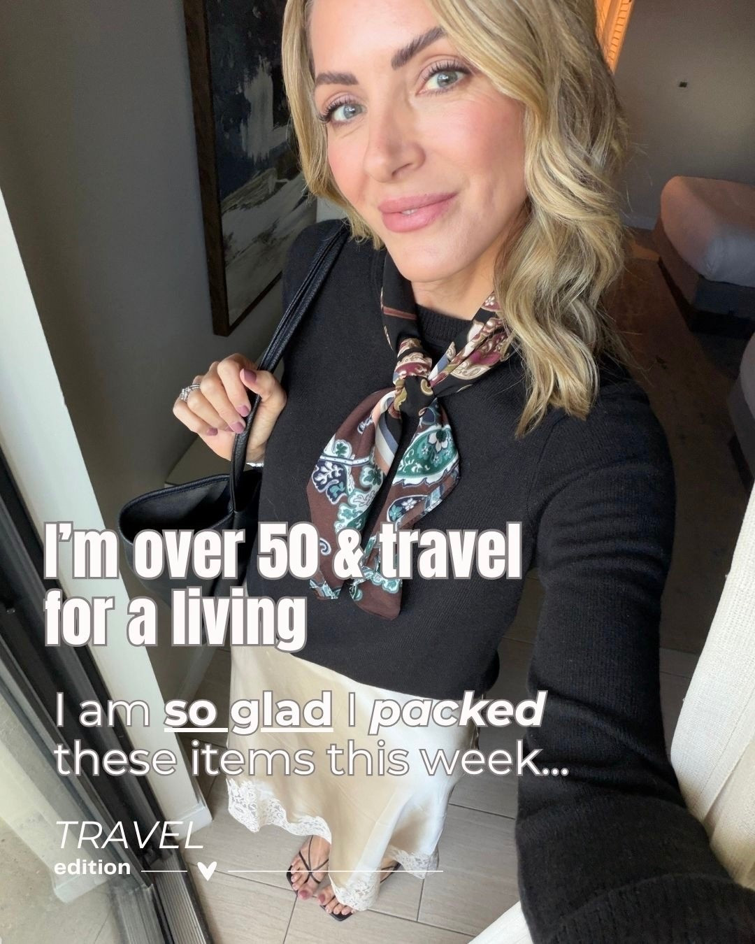 Here’s a few of the travel items I packed this week!