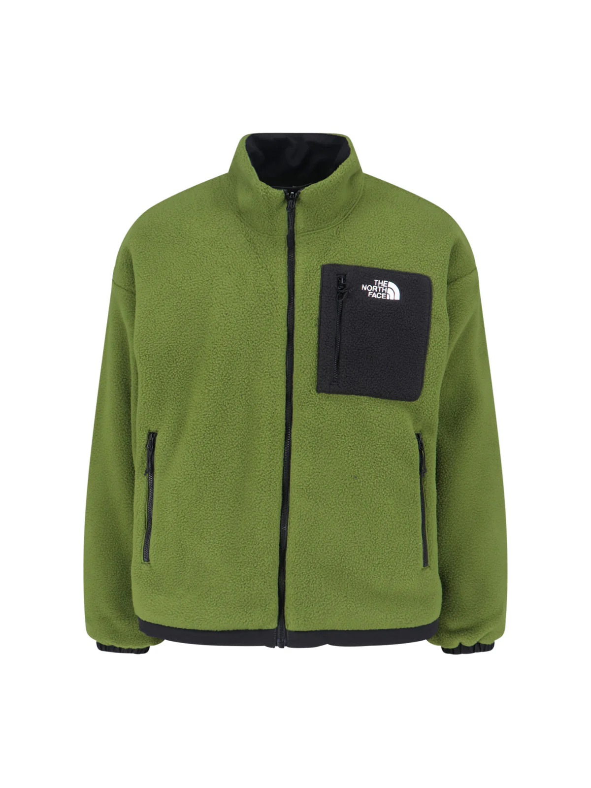 Reversible Olive Green Fleece Jacket | Shop Simon