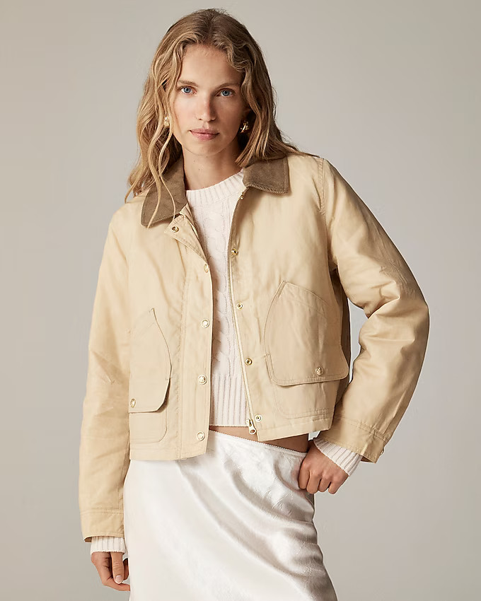Short Barn Jacket™ in English ripstop cotton | J. Crew US