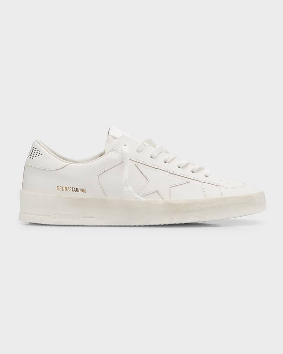 Golden Goose Men's Stardan Leather Low-Top Sneakers | Neiman Marcus
