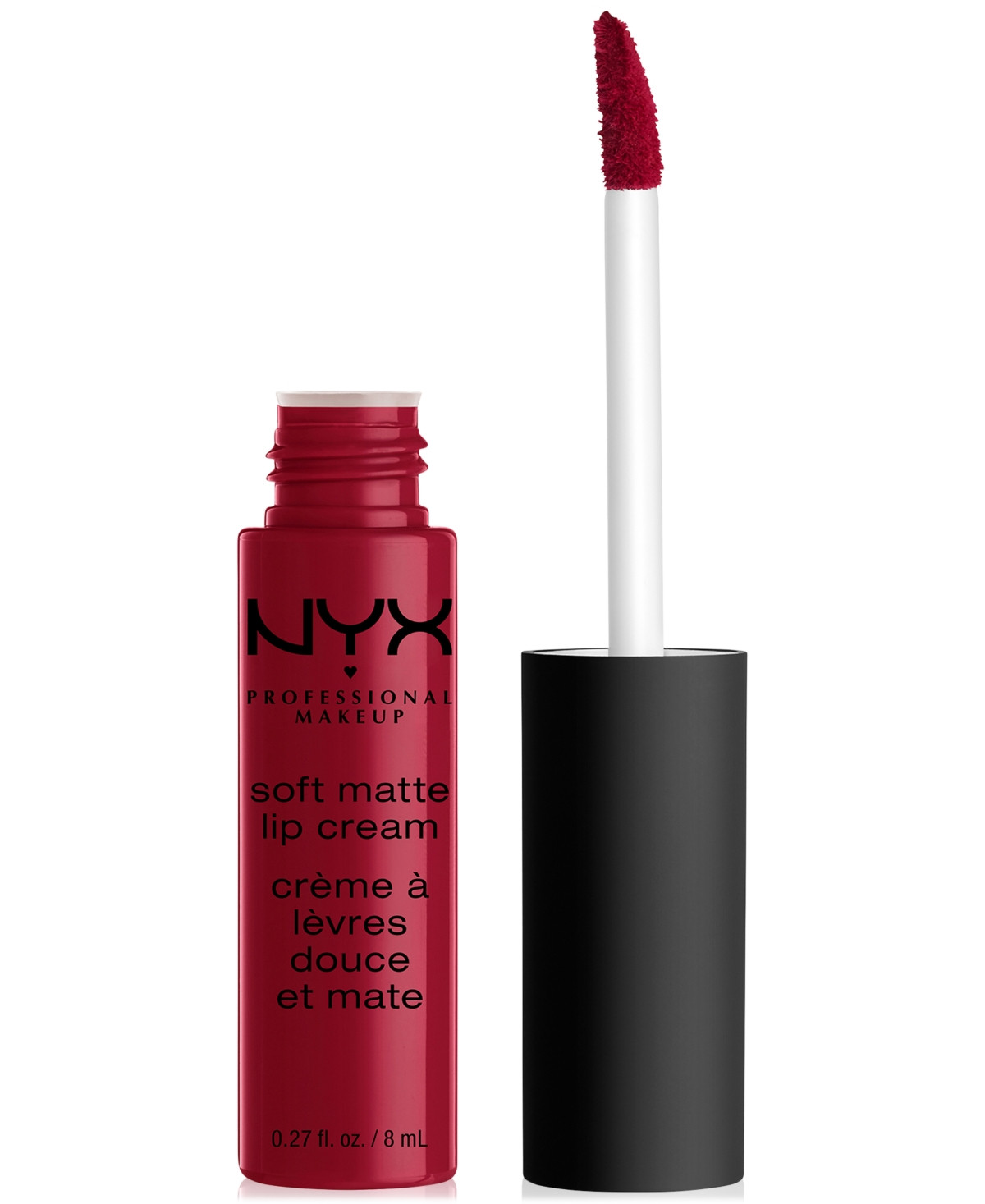 Nyx Professional Makeup Soft Matte Lip Cream - Monte Carlo (deep cranberry red) | Macy's