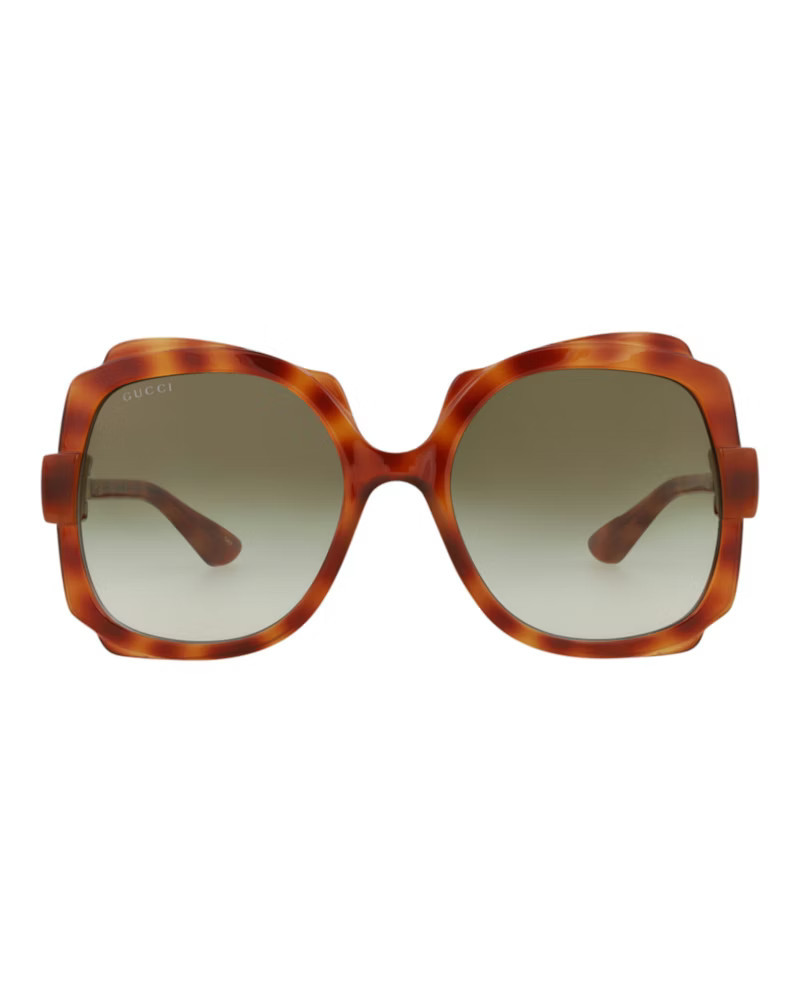 Women's Gucci RoundFrame Injection Sunglasses in Havana Havana Brown (Gg1431S/30014433/002) | StockX