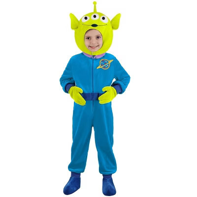 HalloweenCostumes.com 4T   Toddler Disney and Pixar Toy Story Alien Costume, Blue/Blue/Green | Target