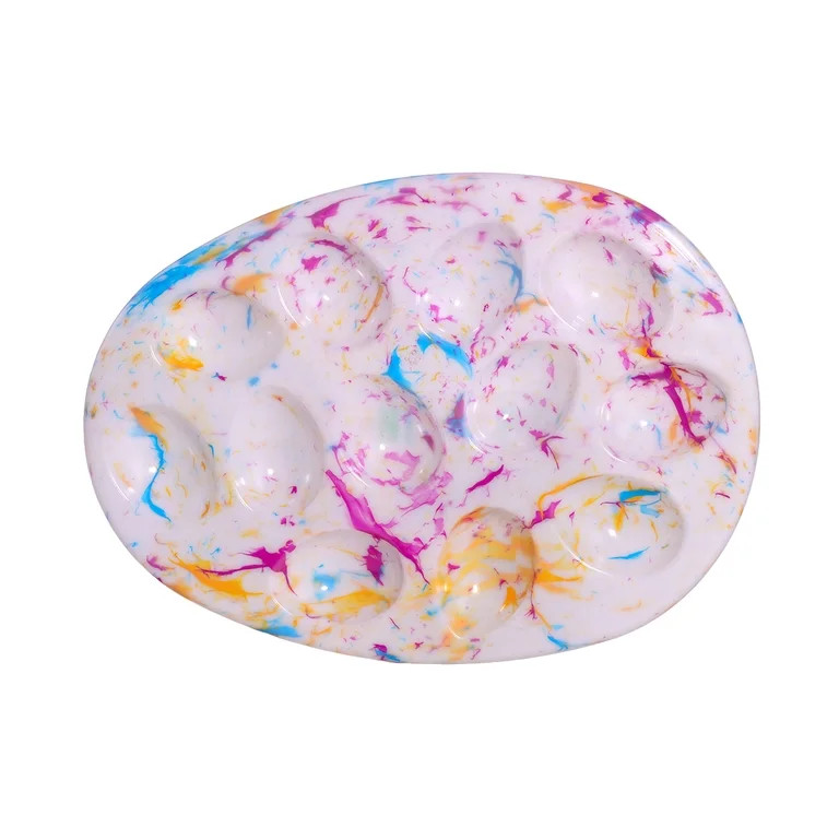 Plastic Egg Holder Serving Tray, Multicolor, 9" x 12", Easter by Way To Celebrate | Walmart (US)