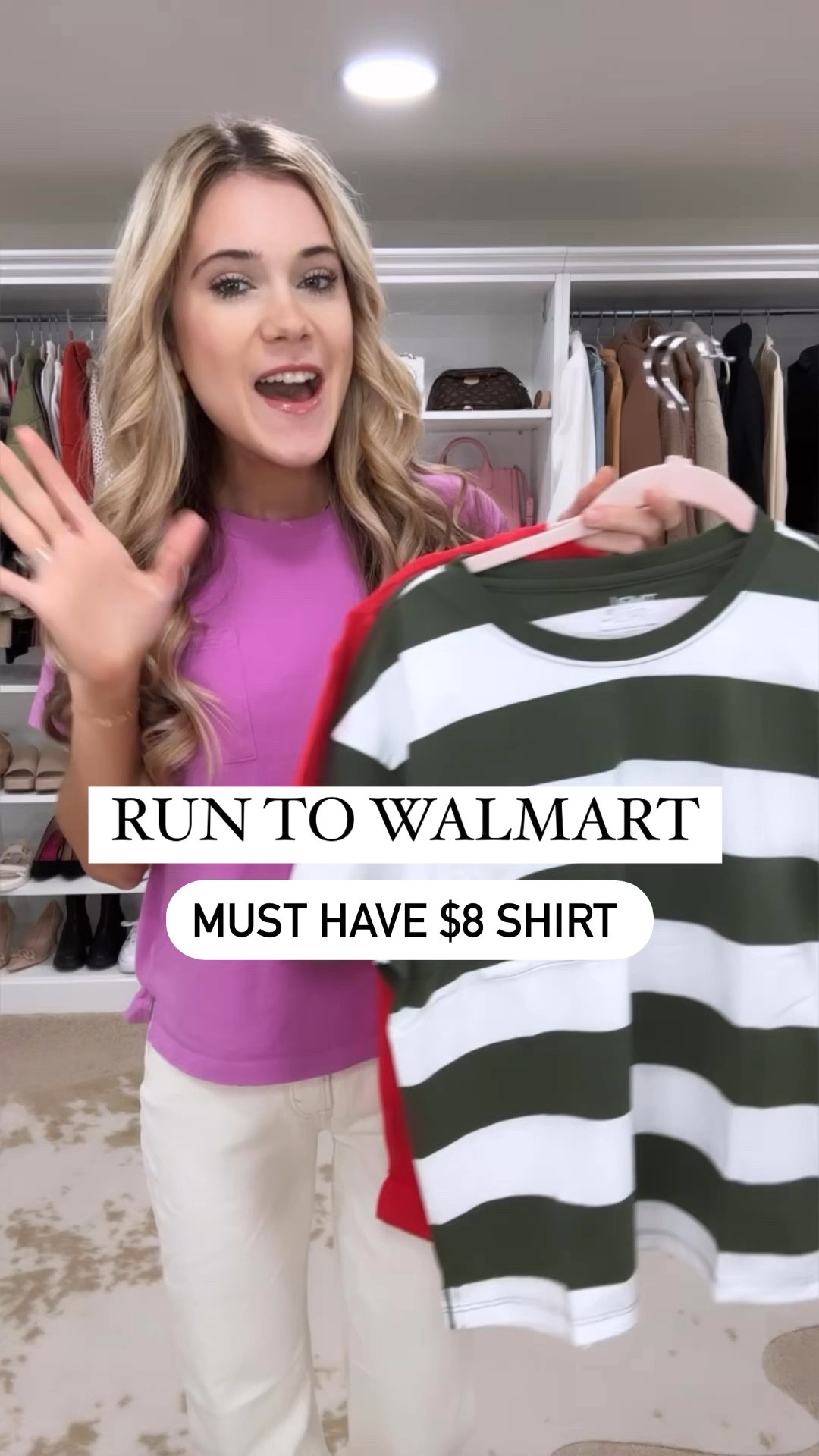 Walmart $8 shirt. Wearing size small. Summer outfit. Must have t shirt  

#LTKVideo #LTKFindsUnder100 #LTKFindsUnder50