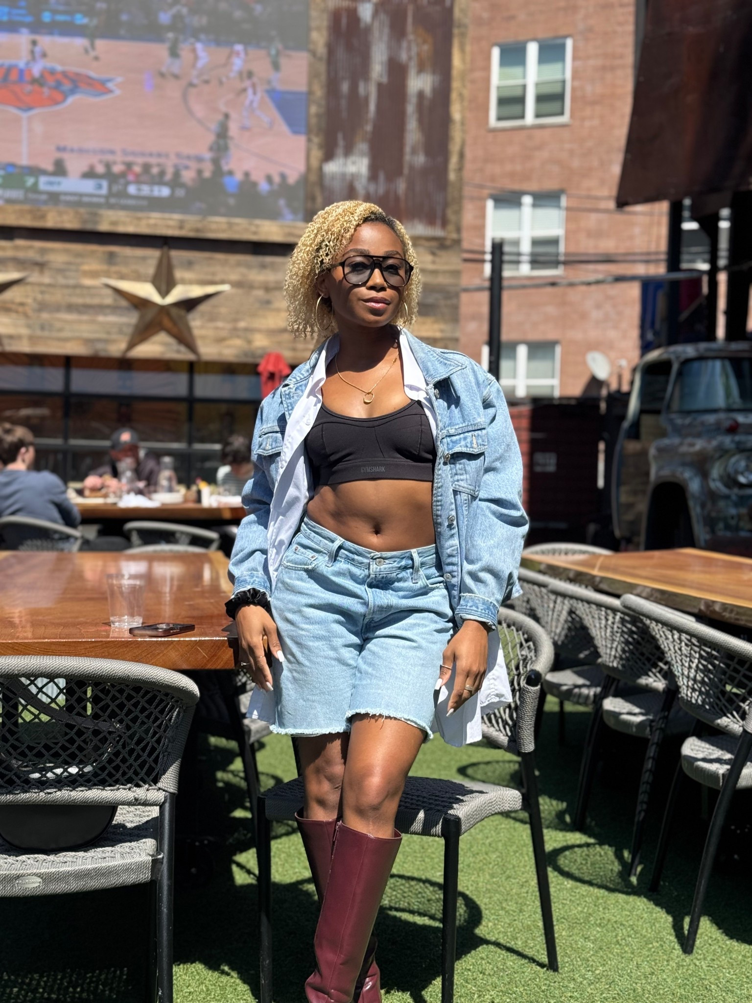 My friend had a rodeo themed birthday party and it was such a fun time! 🤠 
I wore my Levi’s denim shorts for the perfect look 

#LTKSaleAlert #LTKParties #LTKStyleTip