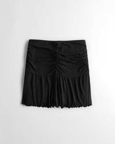 High-Rise Knit Mini Skirt | Hollister (UK)