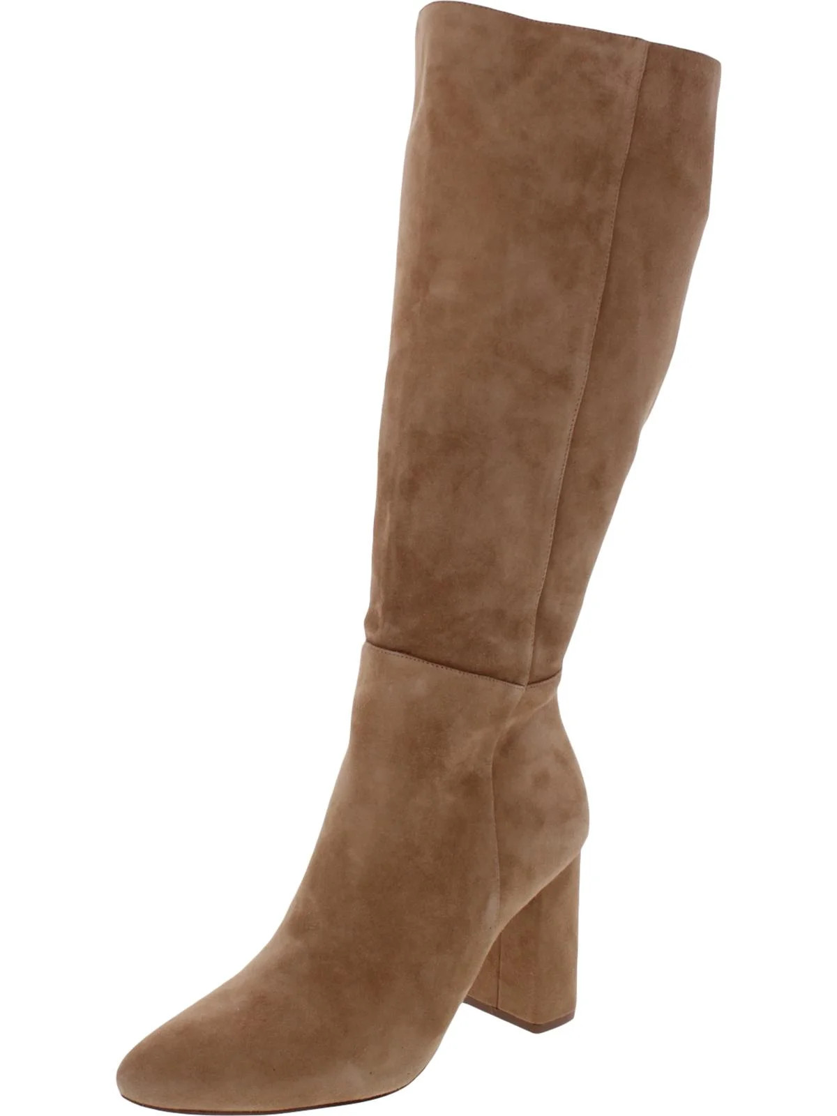 Steve Madden Ninny Women's Leather Block Heel Knee High Boots | Walmart (US)
