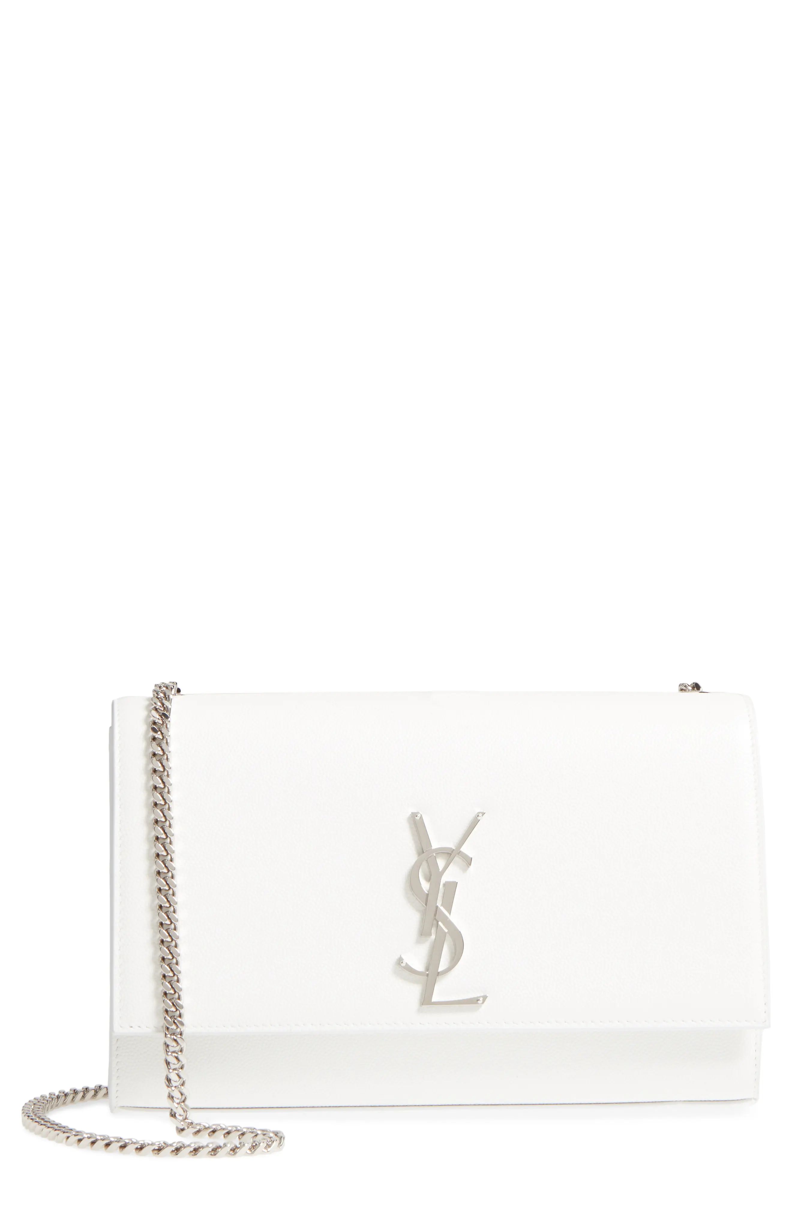 Medium Kate Calfskin Leather Wallet on a Chain | Nordstrom