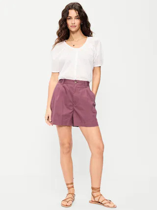 High-Waisted OGC Chino Shorts -- 4-inch inseam | Old Navy (US)