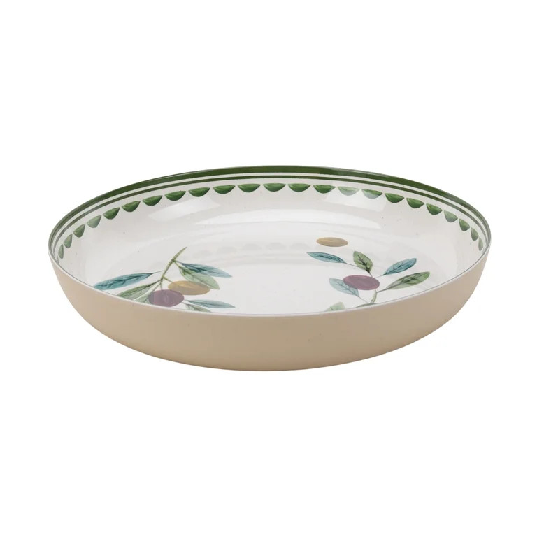 Better Homes and Gardens Bamboo Melamine Olive Chip and Dip Serve Tray for Stylish Entertaining | Walmart (US)