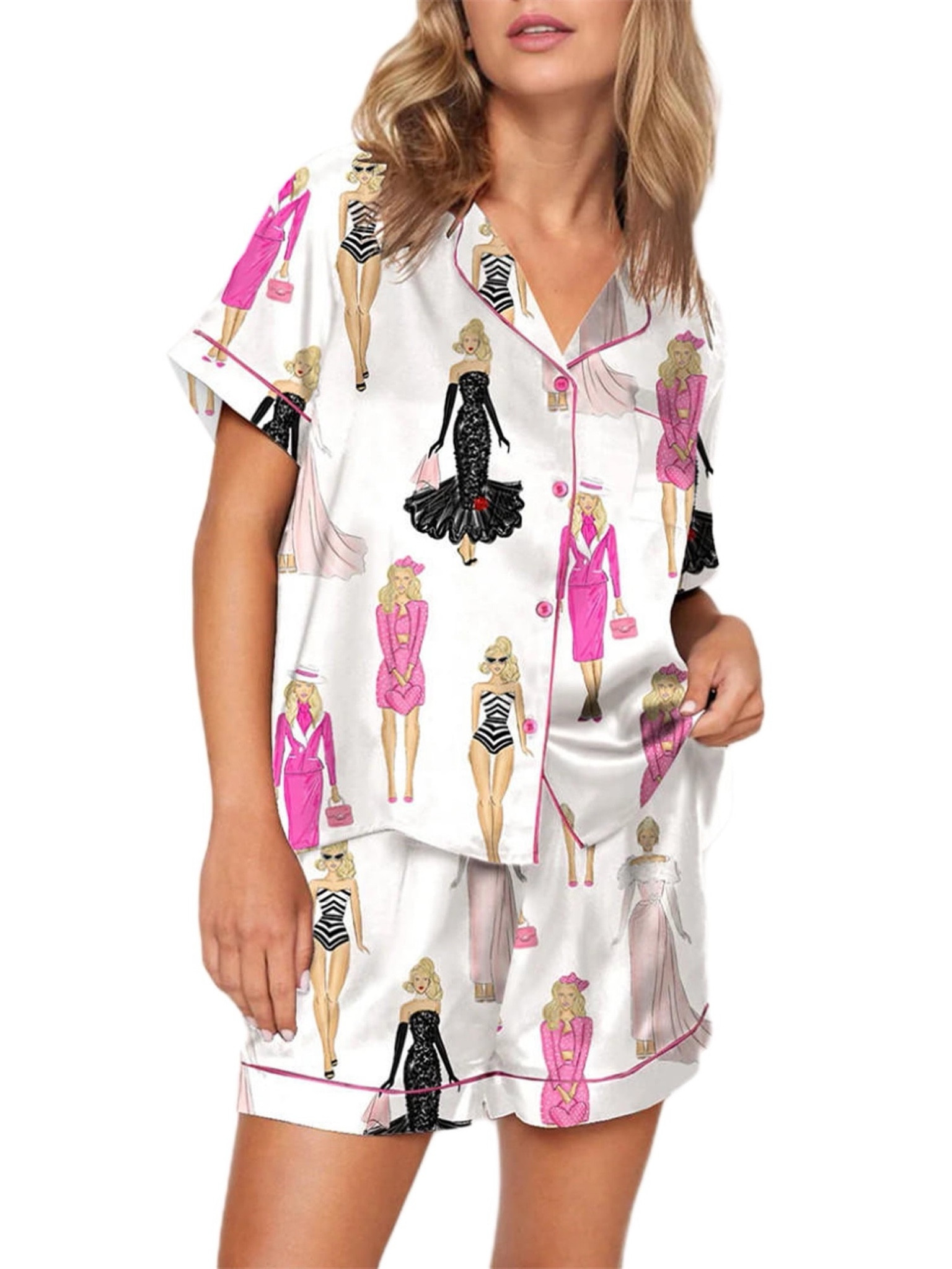 Barbie PJ Set #pjs #pjset #barbie #barbiepjs #ltkwalmart 

#LTKxNSale #LTKxWalmart #LTKFindsUnder50