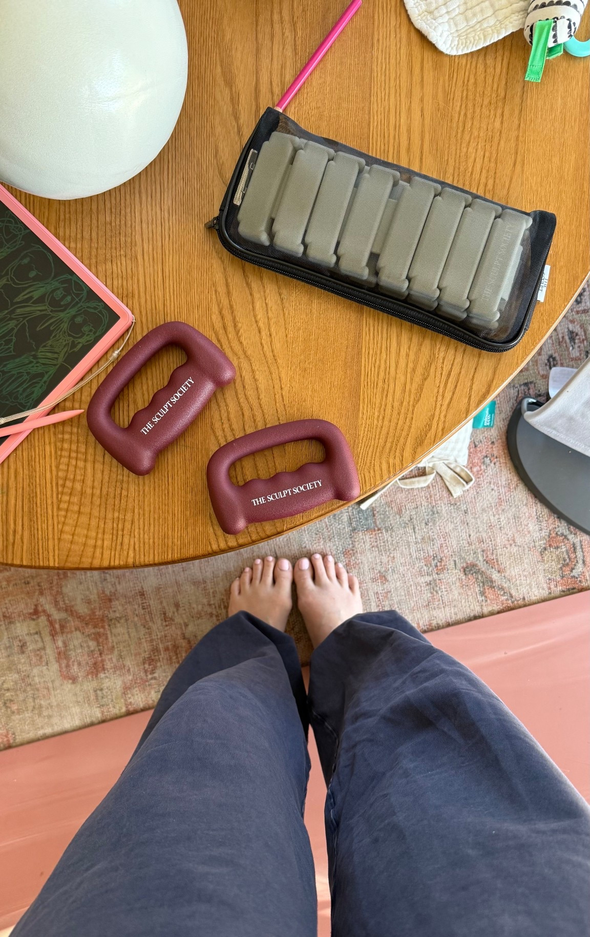 at home workout equipment! BRANDY25 for discount off of the sculpt society program!  

#LTKmomlife #LTKmorningroutine #LTKActive