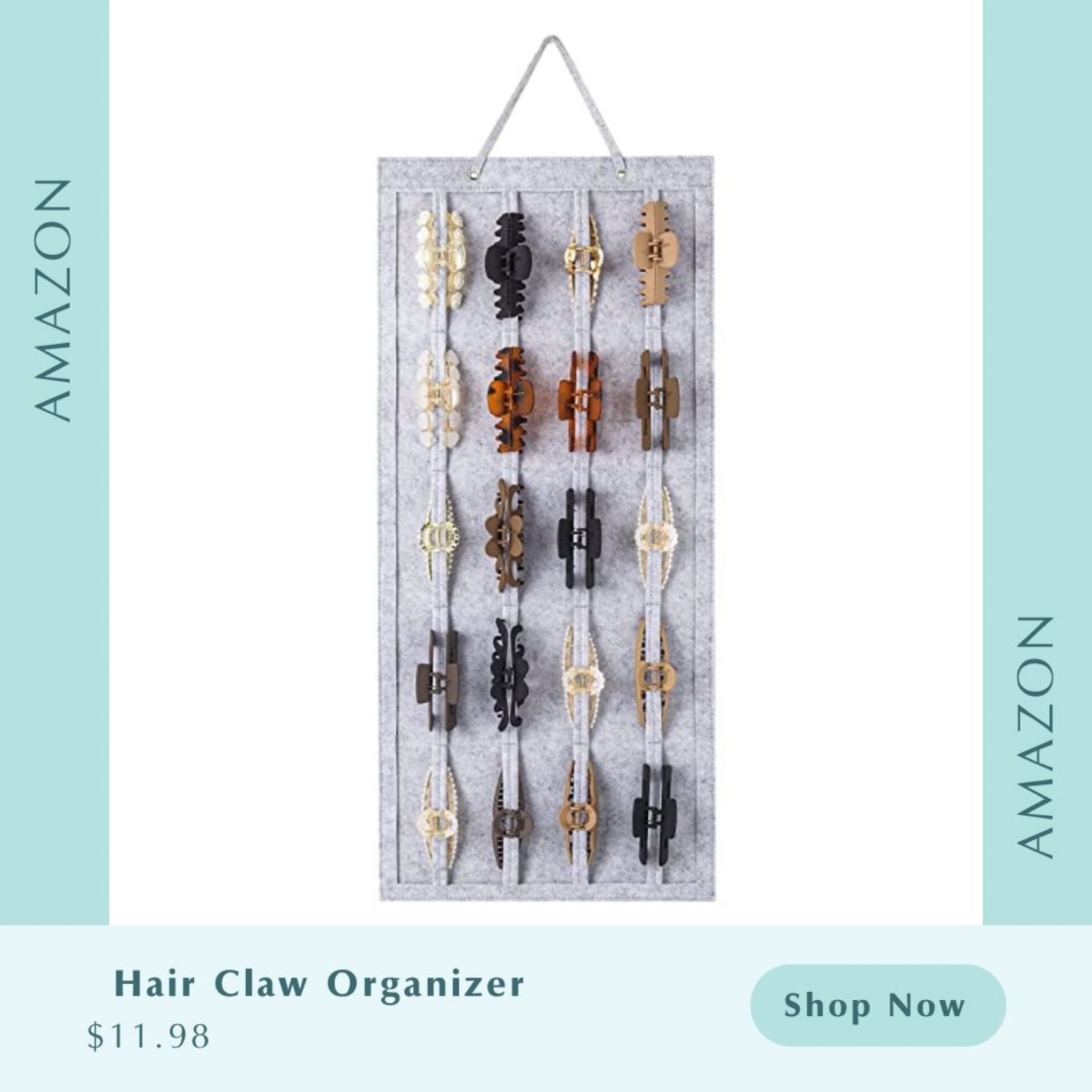 Organize your hair claws with this •••large••• hanging organizer! 

If they are out then you are more likely to wear them! 😉 


#LTKunder50 #LTKbeauty #LTKtravel
