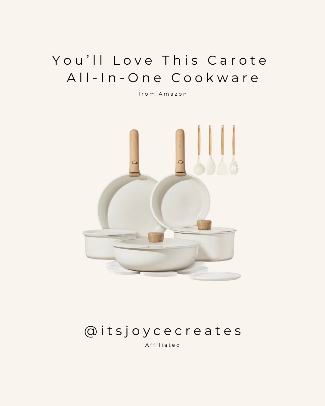 This Carote detachable handle set saves up to 70% more space with easy stacking and quick cleanup. The removable handle lets you cook on the stove, move to the oven or grill, store in the fridge, and serve at the table—all with one click. Nonstick, even-heat, and super convenient.

#CaroteCookware #DetachableHandle #NonstickCookware #SpaceSavingKitchen #CookwareSet #KitchenEssentials #AmazonFinds #ltkblackfriday


#LTKCyberWeek #LTKHome #LTKHoliday