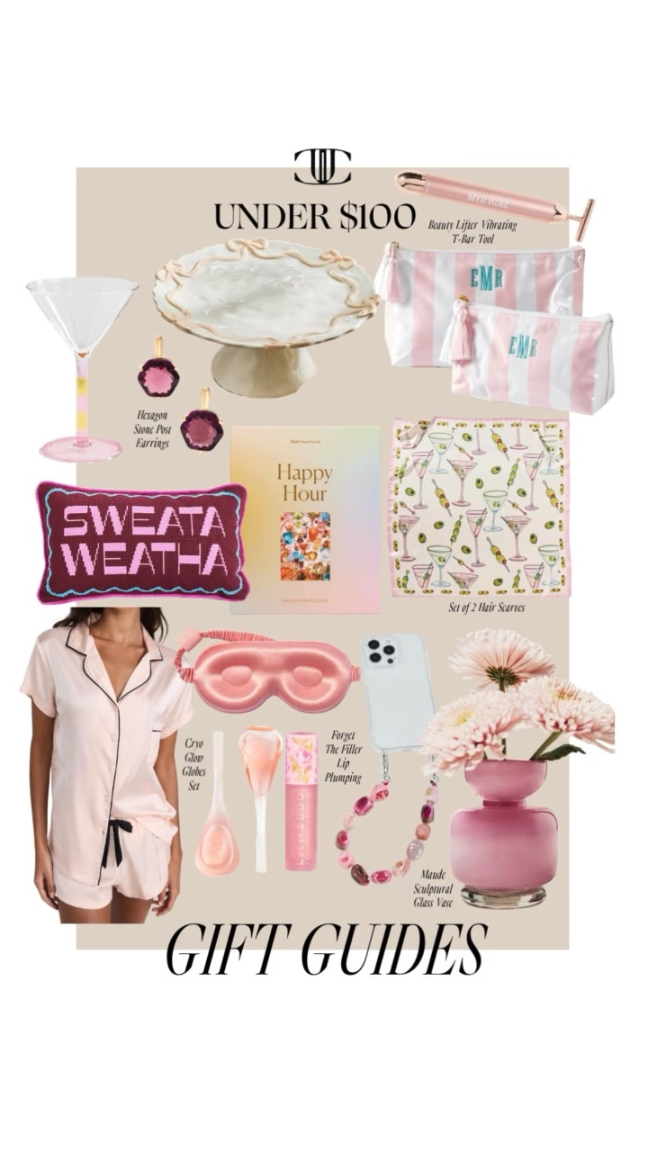 ✨Holiday Gift Guide: Everything Under $100! ✨
If you’re shopping for chic, thoughtful, and budget-friendly gifts this season, I pulled together my favorite finds — all under $100 and all effortlessly stylish. From cozy accessories to personalized pieces, hostess favorites, beauty treats, and playful home accents… this is your one-stop shop for everyone on your list. 🎁💫

These boards are packed with gifts they’ll actually use and love — perfect for teachers, sisters, best friends, moms, and those “I need something cute right now” moments.

#giftguide #giftguideunder100 #under100gifts #holidaygiftguide #giftideasforher #budgetfriendlygifts #ltkholiday #ltkfinds #jcathell #holidayinspo #stockingstuffers #hostessgifts #giftgivingmadeeasy #womensgifts #giftedit #holiday2025 #shoppingguide

#LTKStyleTip #LTKOver40 #LTKGiftGuide