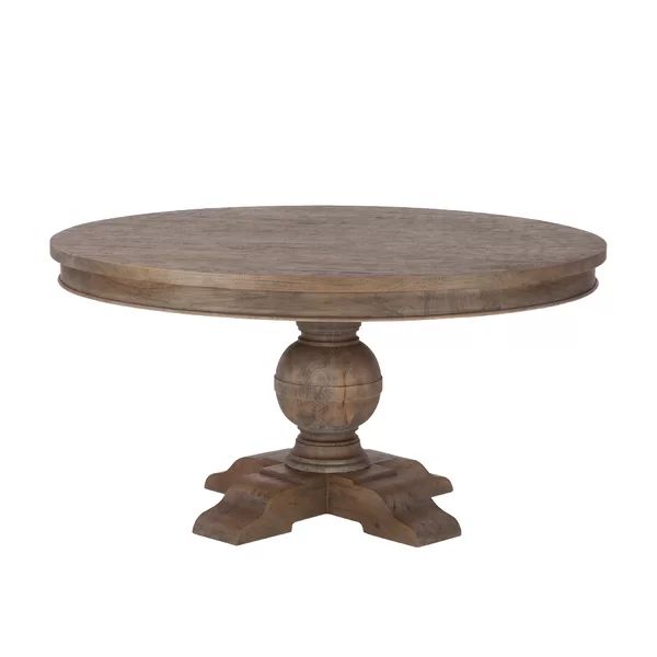 Musson Mango Solid Wood Pedestal Dining Table | Wayfair North America