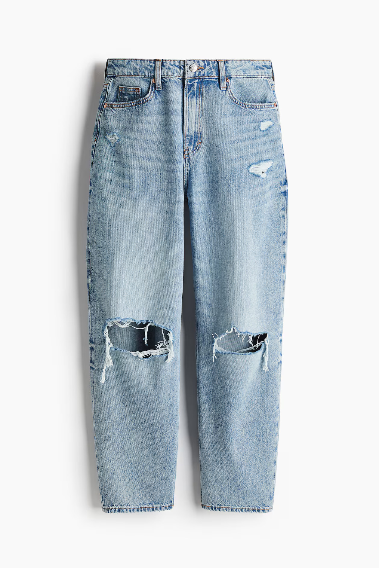 High Rise Barrel Leg Jeans | H&M (US + CA)