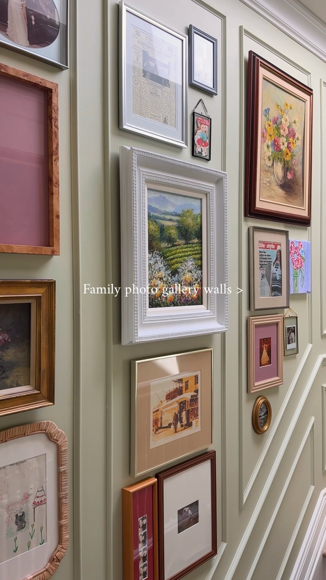 Gallery wall / family photos / picture frames / wall art / wall decor / hallway decor / diy / home decor / antique / home decoration / stairwell decor inspo

#LTKhome #LTKstyletip #LTKfamily