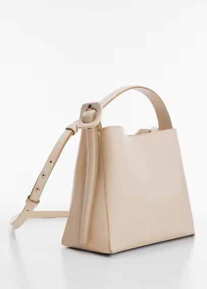 Shopper bag with buckle -  Women | Mango United Kingdom | MANGO (UK)