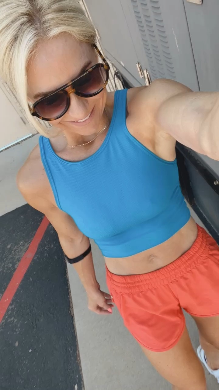 Lululemon tried and trues! 
Tracker short and pivot tank. Both run TTS
I wear size 6 in both of these
Nike fly knit — perfect for any type of training. 

#LTKfit #LTKunder100 #LTKFind