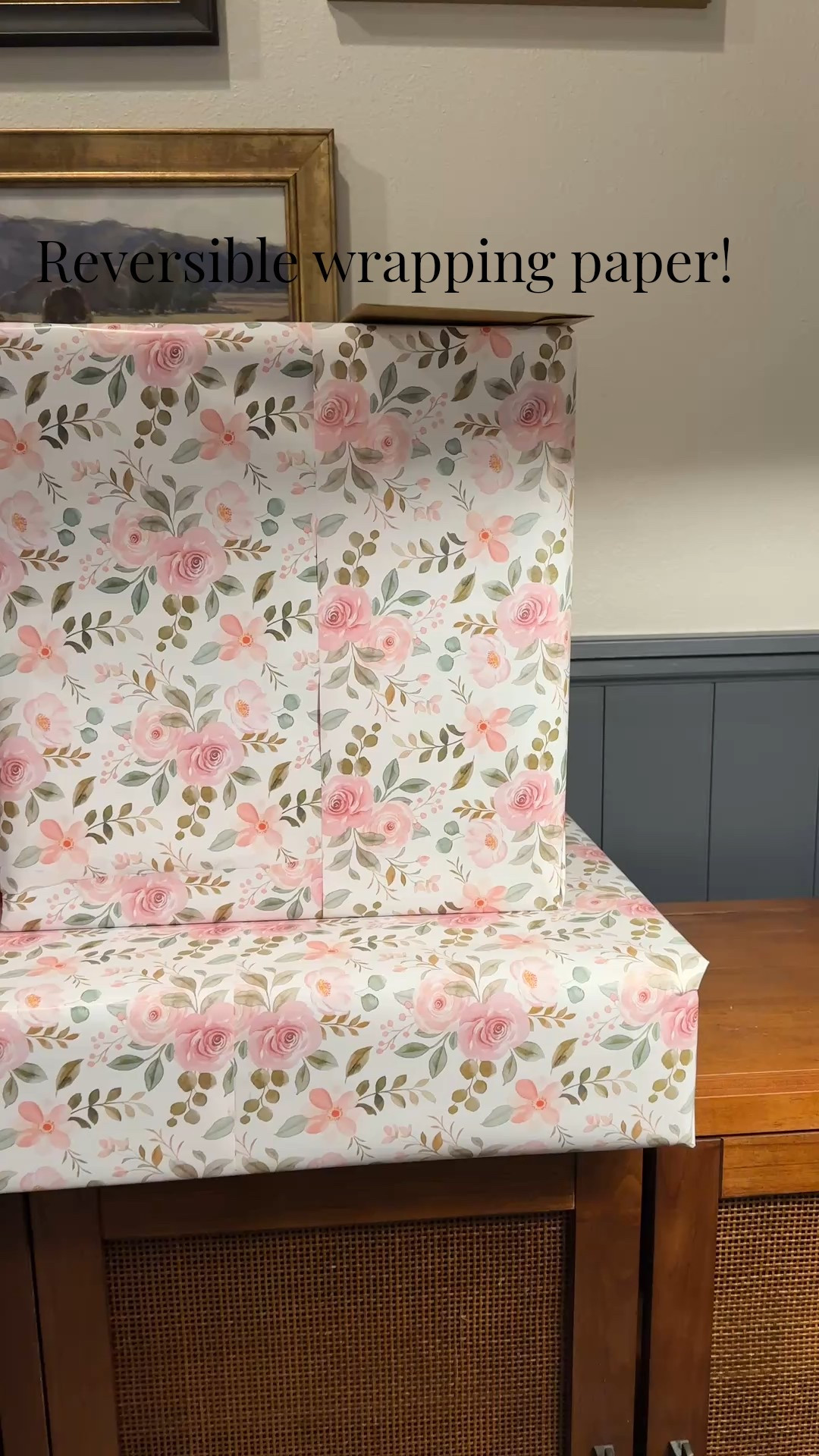 How cute is this reversible floral wrapping paper? Perfect for a bridal shower, baby shower, or little girls birthday! 

#LTKHome