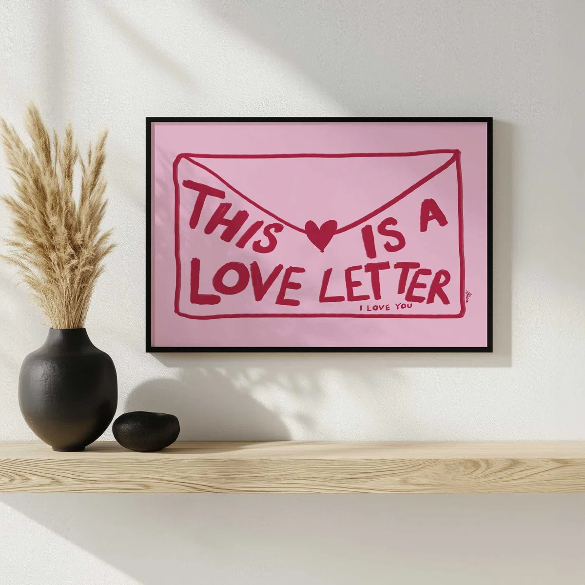 Love Letter Horizontal By Athenesatelier Art Print | Wayfair North America
