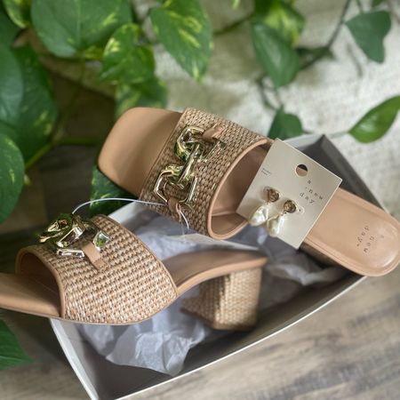 gorgeous nude/raffia open-toe pumps from Target… perfect for spring summer. I’m obsessed w the shape & details. 

these pearl + gold earrings snagged my eye. so cute and dainty, very coastal chic! 🐚 💛

#LTKworkwear #LTKfindsunder50 #LTKshoecrush