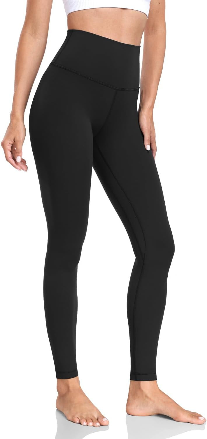 HeyNuts Essential/Workout Pro Full Length Yoga Leggings, Women's High Waisted Workout Compression... | Amazon (US)
