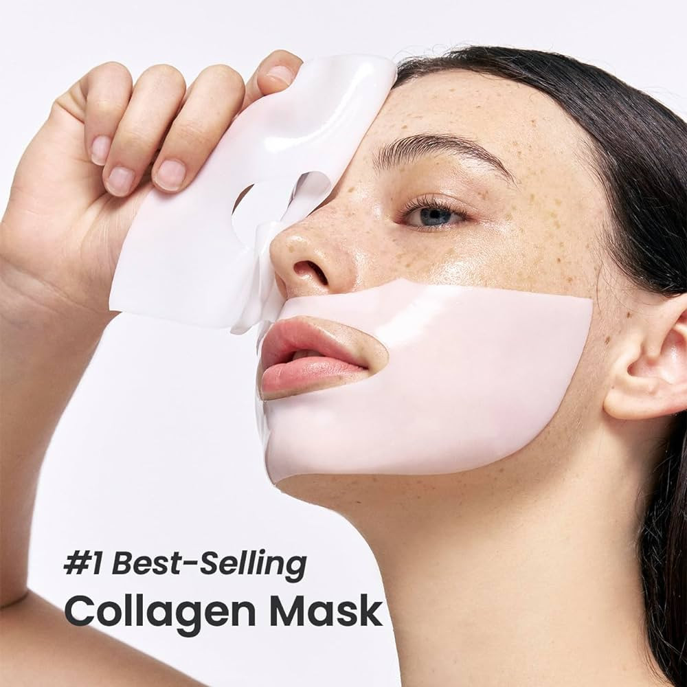 BIODANCE Bio-Collagen Real Deep Mask, Hydrating Overnight Hydrogel Mask, Pore Minimizing, Elastic... | Amazon (US)