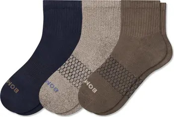 Assorted 3-Pack Solid Quarter Socks | Nordstrom