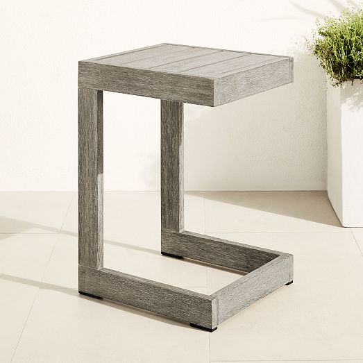 Portside Outdoor C-Side Table (17") | West Elm (US)