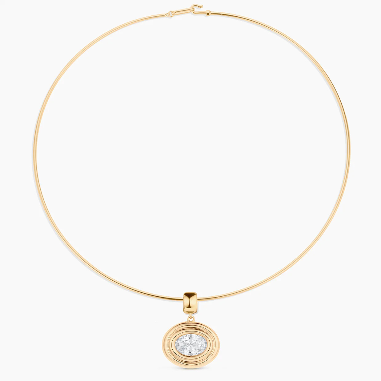 Starlet Oval Cubic Zirconia Bail | Thatch