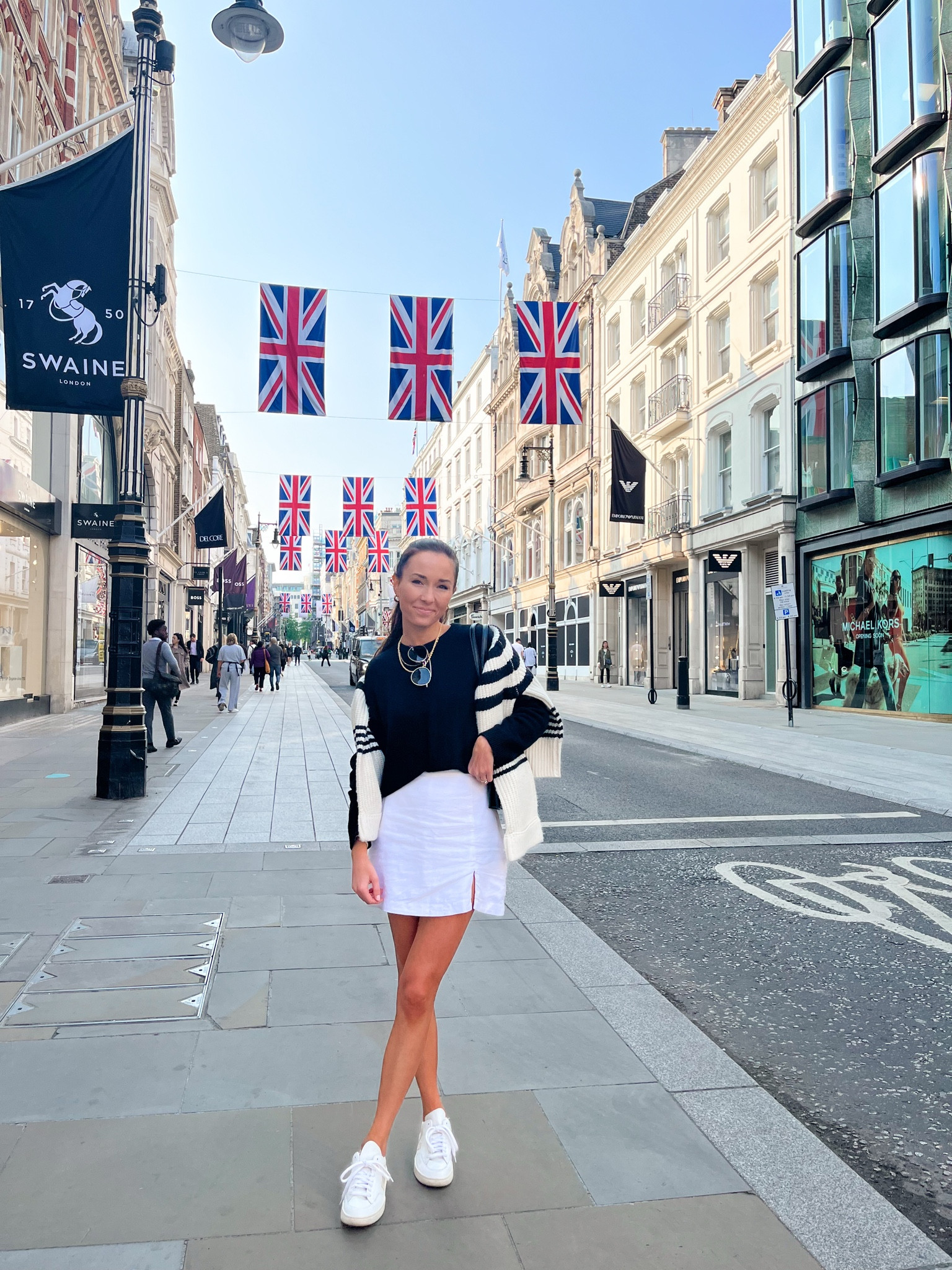 White linen Abercrombie skirt - 2024 favorites 