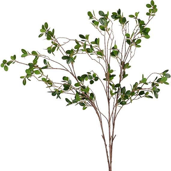 3 Pcs Faux Stems Artificial Branches for Vase Greenery Stems Faux Branches for Vase Plant Artific... | Amazon (US)