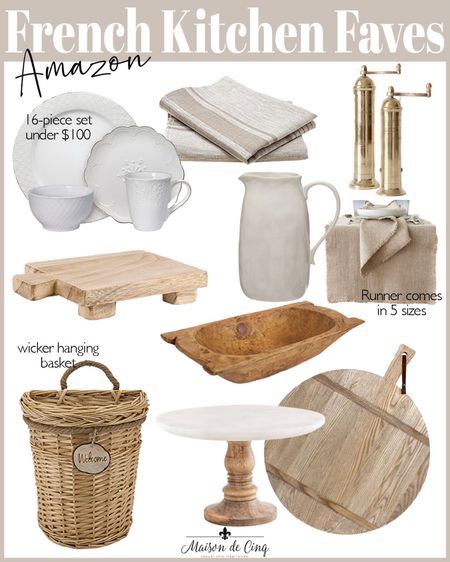 Did you know you can get a French or European feel in your kitchen with items from Amazon? Yes Amazon!!

#frenchfarmhouse #kitchendecor #homedecor 

#LTKfindsunder100 #LTKstyletip #LTKhome