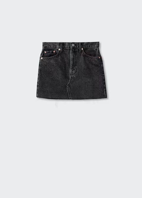 Denim mini-skirt | MANGO (US)