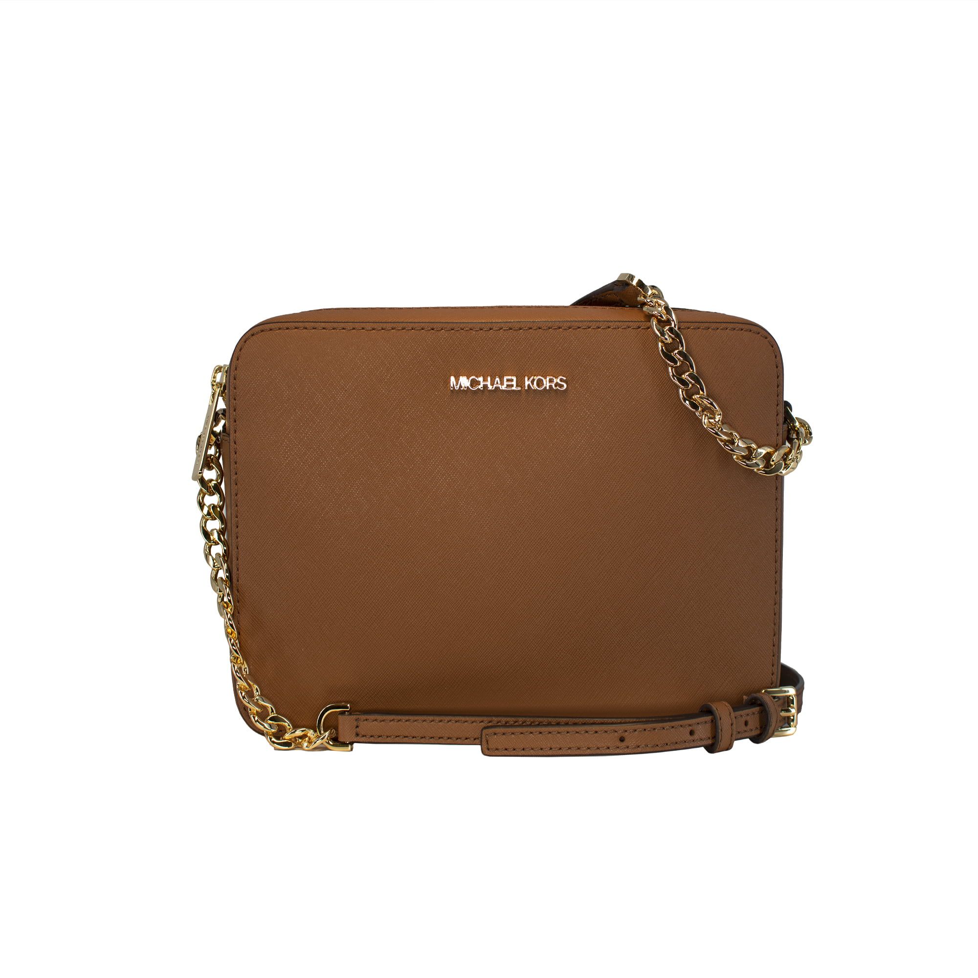 Michael Kors 35T8GTTC9L Jet Set Large Saffiano Leather Adult Female Crossbody Bag - Walmart.com | Walmart (US)